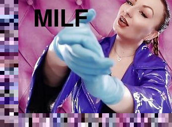 sykepleier, milf, pornostjerne, pov, fetisj, latex