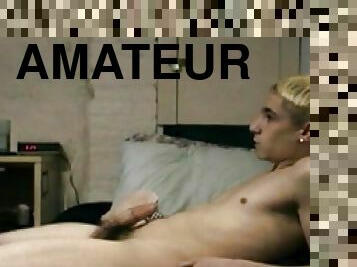 amateur, ejaculation-sur-le-corps, gay, famille, bite, sucer