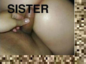 I break my Colombian stepsister's ass, I cum in her ass.????????????