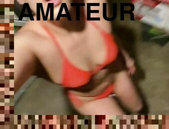 amateur, babes, motard, petite, fétiche, solo, bikini, coréen, petits-seins, séance-dentraînement