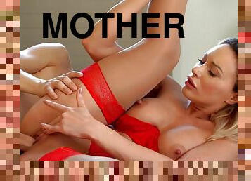 lielās-krūtis, māte, hardkors, māte-mom, beigšanaiekšā, blondīne, māte-mother, pakaļa-butt