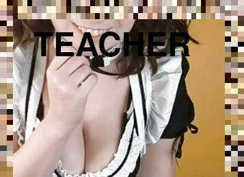 Teacher works as a maid??