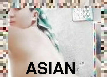 asiatique, amateur, anal, babes, ados, maison, bout-a-bout, solo