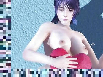 Dead or Alive Xtreme Venus Vacation Shandy Valentine's Day Heart Cushion Pose Nude Mod Fanservice Ap