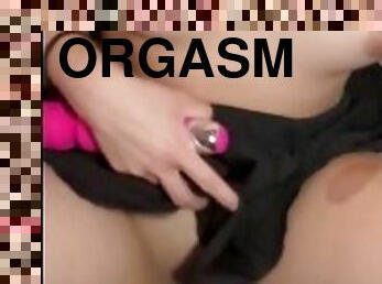 masturbation, gammal, orgasm, kvinnligt-sprut, amatör, tonåring, leksak, hardcore, pov, 18år