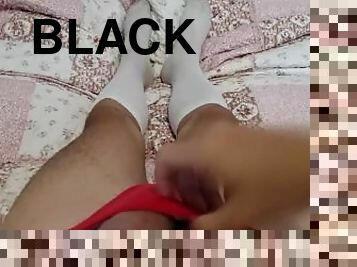 amateur, ejaculation-sur-le-corps, énorme-bite, black, bas, sale, culotte, ejaculation, mignonne, bite