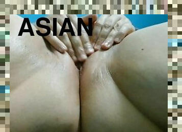 asiatisk, rumpe, store-pupper, onani, pussy, amatør, milf, leke, hjemmelaget, compilation