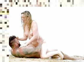 AMAZING wet sex by the beach with Logan!
