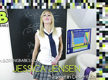 Jessica Jensen - Naked In Detention - BoppingBabes