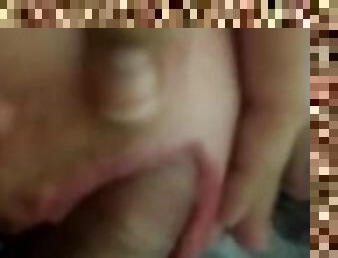 the freckled face reveals my dick as I fuck the redheaded teen's mouth