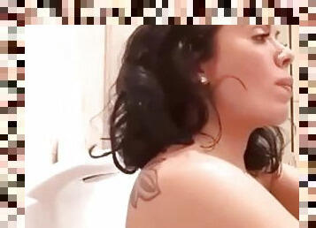 Sienna West shower