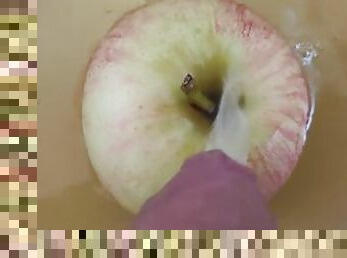 Piss on an apple