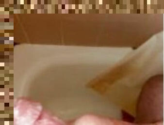 Jerking Off My Soapy Cock In The Shower