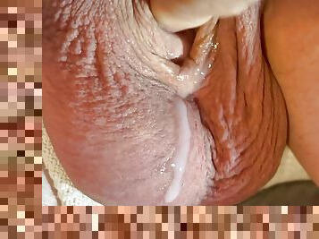 dyakol-masturbation, lalaking-babae-shemale, baguhan, matanda, lalaking-babae, pov, fetish, solo, maliit-tiny, titi