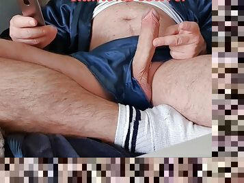 masturbation, amateur, ejaculation-sur-le-corps, gay, allemand, branlette, massage, secousses, ejaculation, fétiche