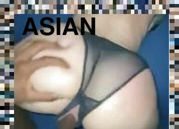 aasia, perse, petmine, tussu, amatöör, rassidevaheline, kodus-tehtud, creampie, mustanahaline, paar