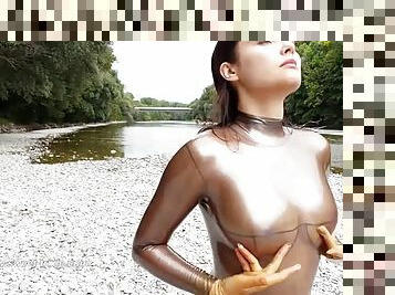 Latex trixie in the river
