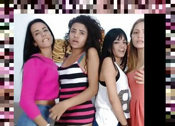 lesbiana, latino, zorra-slut, webcam