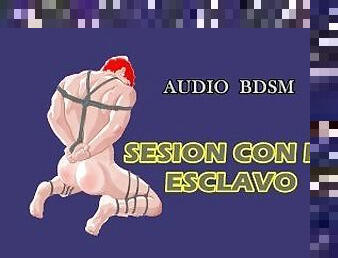 AUDIO ASMR - Sesin con mi esclavo - Espaol.