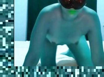 Avatar catwoman in underwear licks and sucks her favorite dildo ????????????