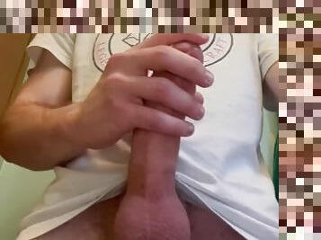 Watch me cum and moan before I shower