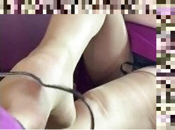 Dildo Handjob-Stockings Tease-Dildo Fuck Until Orgasm-JOI Countdown-Cum Together