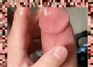 Jerking off my Cock at Work