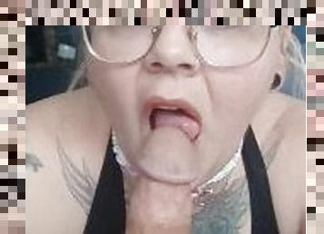 lunettes, amateur, fellation, énorme-bite, hardcore, fellation-profonde, belle-femme-ronde, rousse, point-de-vue, horny