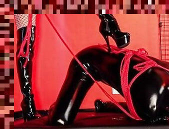 amateur, allemand, bdsm, esclave, résille, fétiche, latex, douleur, bondage, maîtresse