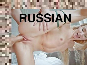 Squirting Russian Babe Enjoying Jimmy Bud's Cock