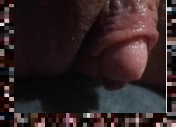 Close-up big clit masturbation