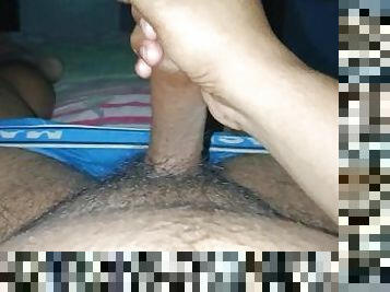 Indian boy masturbation and cumshot in room