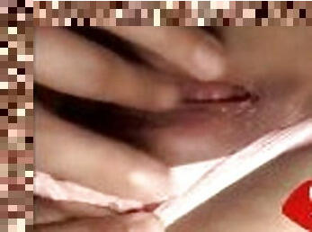 mastubasi, orgasme, vagina-pussy, muncrat, amatir, permainan-jari, sudut-pandang, ketat, seorang-diri