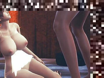 Hentai 3D (HS16) - Big boob horny girl