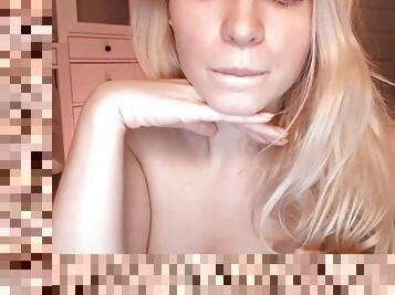amateur, blonde, webcam