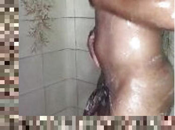 hot shower and handjob