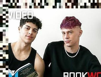 NastyTwinks - Bookworm - Harley Xavier, Jordan Haze - Step Brothers Play While Mom's Away - Full Vid