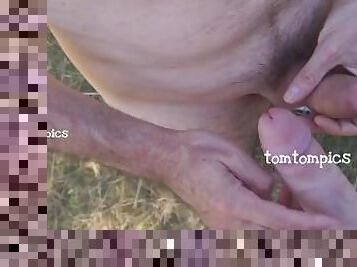 Scally Sucking cock outdoors