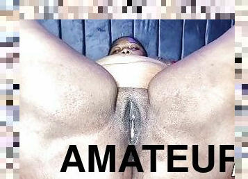 extremo, peluda, cona-pussy, amador, ébona, mulher-madura, bbw, excitante, apertado, exótico