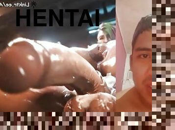 monstruo, amateur, anal, hardcore, corrida-interna, anime, hentai