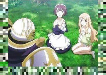 Hardcore Rough Sex Threesome with Knight in Forest Anime Hentai Uncensored