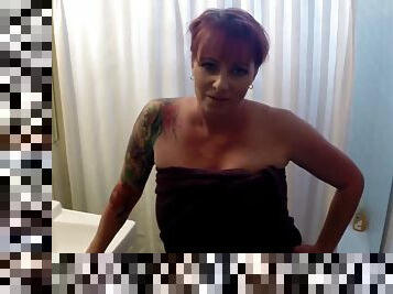 Milf showing about tattoo