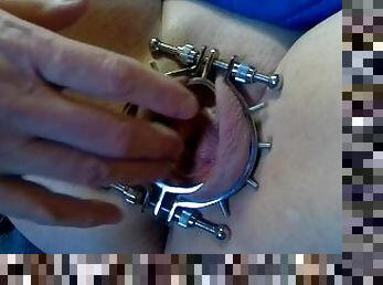 Spiked Pussy Clamp Returns for More Fun
