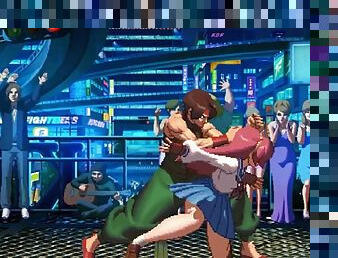 King of Fighters XIII hentai Kensou VS Athena