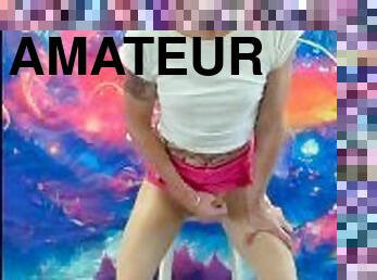 masturbation, transsexuelle, amateur, salope, secousses, sale