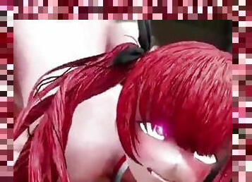 asiatique, cul, gros-nichons, énorme, anal, ejaculation-sur-le-corps, lesbienne, anime, hentai, 3d