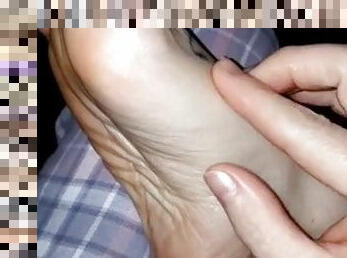 German milf foot show