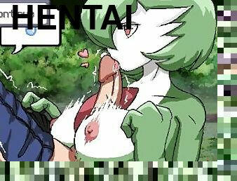 Pokemon hentai version - This gardevoir has the best blowjob in this game