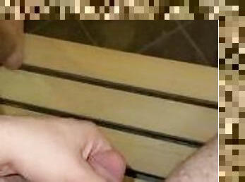 masturbation, public, amateur, énorme-bite, collège, sauna, solo, exhibitionniste, bite