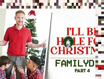 I'll be Hole for Christmas Pt. 4 Featuring Dakota Lovell, Brody Kayman, Jaycob Eloisee - FamilyDick